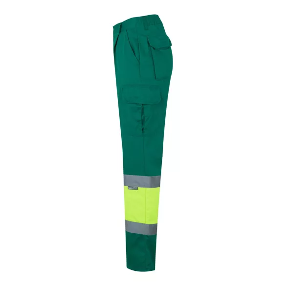 36054-209 - Pantaloni din twill bicolor cu buzunare multiple (210 g/m2), din bumbac (20%) si poliester (80%) - POSEIDON - Velilla