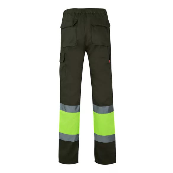 36054-219 - Pantaloni din twill bicolor cu buzunare multiple (210 g/m2), din bumbac (20%) si poliester (80%) - POSEIDON - Velilla