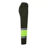 36054-219 - Pantaloni din twill bicolor cu buzunare multiple (210 g/m2), din bumbac (20%) si poliester (80%) - POSEIDON - Velilla