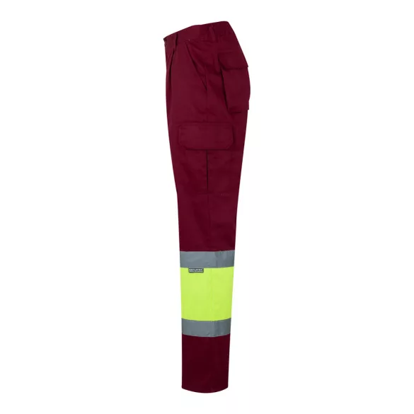 36054-225 - Pantaloni din twill bicolor cu buzunare multiple (210 g/m2), din bumbac (20%) si poliester (80%) - POSEIDON - Velilla