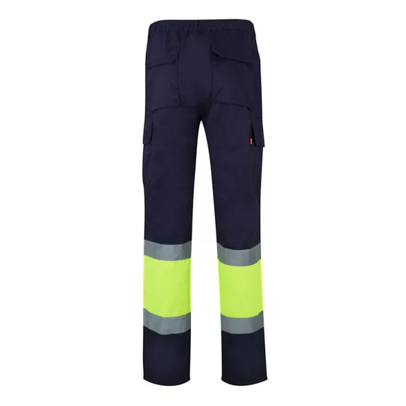 36056-204 - Pantaloni din twill cu buzunare multiple in doua tonuri (210g/m2), din bumbac (20%) si poliester (80%) - POSEIDON LARGE - Velilla