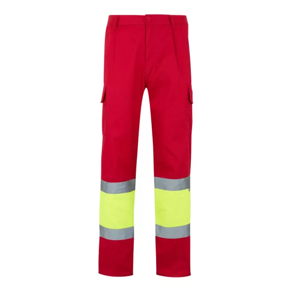 36056-205 - Pantaloni din twill cu buzunare multiple in doua tonuri (210g/m2), din bumbac (20%) si poliester (80%) - POSEIDON LARGE - Velilla