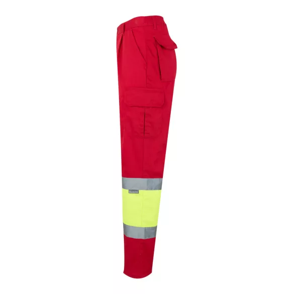 36056-205 - Pantaloni din twill cu buzunare multiple in doua tonuri (210g/m2), din bumbac (20%) si poliester (80%) - POSEIDON LARGE - Velilla