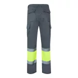 36056-207 - Pantaloni din twill cu buzunare multiple in doua tonuri (210g/m2), din bumbac (20%) si poliester (80%) - POSEIDON LARGE - Velilla