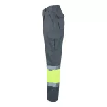 36056-207 - Pantaloni din twill cu buzunare multiple in doua tonuri (210g/m2), din bumbac (20%) si poliester (80%) - POSEIDON LARGE - Velilla