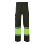 36056-219 - Pantaloni din twill cu buzunare multiple in doua tonuri (210g/m2), din bumbac (20%) si poliester (80%) - POSEIDON LARGE - Velilla