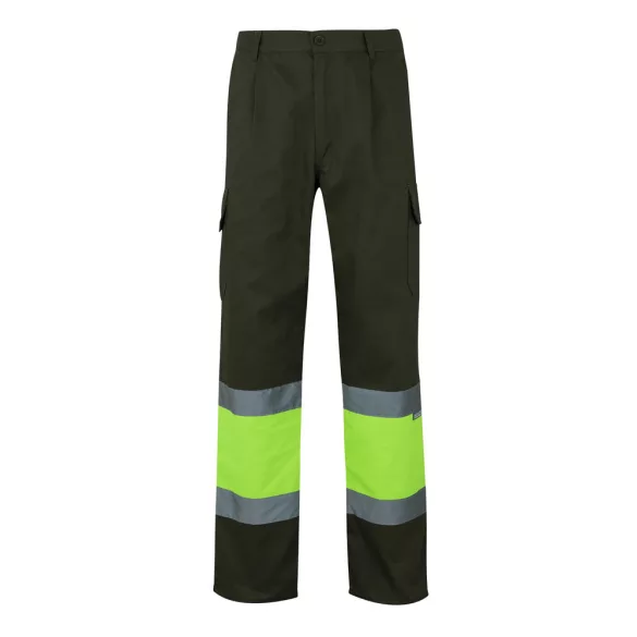 36056-219 - Pantaloni din twill cu buzunare multiple in doua tonuri (210g/m2), din bumbac (20%) si poliester (80%) - POSEIDON LARGE - Velilla
