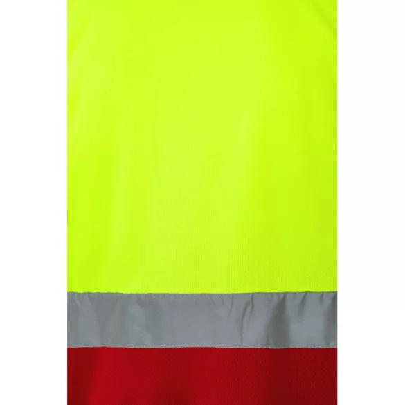 36063-205 - Tricou polo bicolor bird-eye (160g/m2) cu maneci scurte, din poliester (100%) - CUPID - Velilla