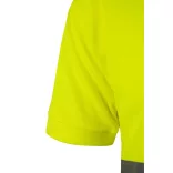 36063-225 - Tricou polo bicolor bird-eye (160g/m2) cu maneci scurte, din poliester (100%) - CUPID - Velilla