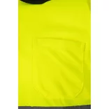 36065-203 - Tricou polo bicolor bird-eye (160g/m2) cu maneci scurte, din poliester (100%) - CUPID LARGE - Velilla