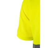 36065-209 - Tricou polo bicolor bird-eye (160g/m2) cu maneci scurte, din poliester (100%) - CUPID LARGE - Velilla