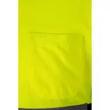 36067-204 - Tricou polo bicolor cu ochi de pasare (160g/m2) cu maneci lungi, din poliester (100%) - VULCAN - Velilla