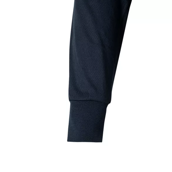 36069-204 - Tricou polo bicolor in forma de ochi de pasare (160g/m2) cu maneci lungi, din poliester (100%) - VULCAN LARGE - Velilla