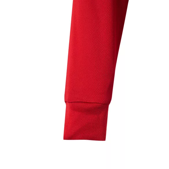 36069-205 - Tricou polo bicolor in forma de ochi de pasare (160g/m2) cu maneci lungi, din poliester (100%) - VULCAN LARGE - Velilla