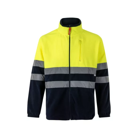 36073-204 - Jacheta fleece in doua tonuri (280g/m2), din poliester (100%) - EROS - Velilla
