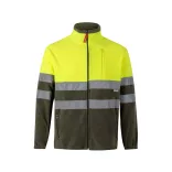 36073-219 - Jacheta fleece in doua tonuri (280g/m2), din poliester (100%) - EROS - Velilla
