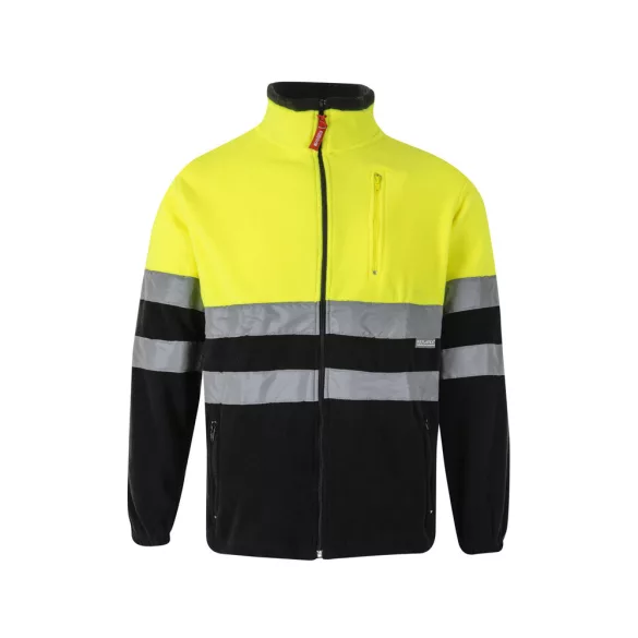 36075-203 - Jacheta fleece in doua tonuri (280g/m2), din poliester (100%) - EROS LARGE - Velilla