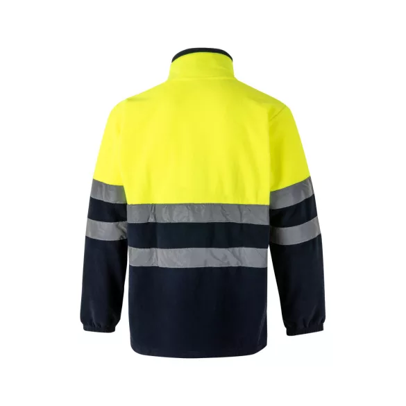 36075-204 - Jacheta fleece in doua tonuri (280g/m2), din poliester (100%) - EROS LARGE - Velilla