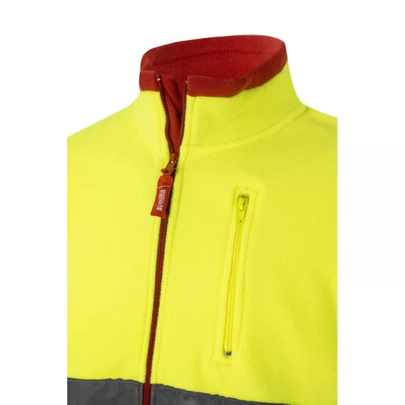 36075-205 - Jacheta fleece in doua tonuri (280g/m2), din poliester (100%) - EROS LARGE - Velilla