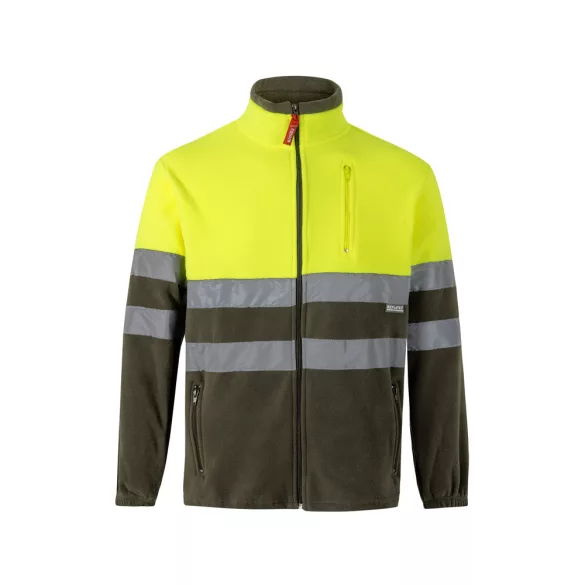 36075-219 - Jacheta fleece in doua tonuri (280g/m2), din poliester (100%) - EROS LARGE - Velilla