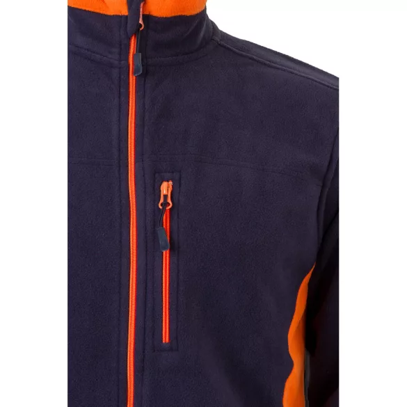 36079-214 - Jacheta fleece bicolora (220g/m2) din poliester (100%) - GERAS - Velilla