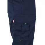 36087-204 - Pantaloni elastici cu doua tonuri, cu buzunare multiple (240g/m2), din bumbac (46%), EME (38%) si poliester (16%) - ZEUS - Velilla