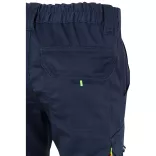 36087-204 - Pantaloni elastici cu doua tonuri, cu buzunare multiple (240g/m2), din bumbac (46%), EME (38%) si poliester (16%) - ZEUS - Velilla