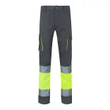 36087-207 - Pantaloni elastici cu doua tonuri, cu buzunare multiple (240g/m2), din bumbac (46%), EME (38%) si poliester (16%) - ZEUS - Velilla