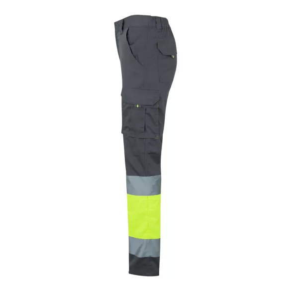 36087-207 - Pantaloni elastici cu doua tonuri, cu buzunare multiple (240g/m2), din bumbac (46%), EME (38%) si poliester (16%) - ZEUS - Velilla