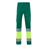 36087-209 - Pantaloni elastici cu doua tonuri, cu buzunare multiple (240g/m2), din bumbac (46%), EME (38%) si poliester (16%) - ZEUS - Velilla