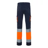 36087-214 - Pantaloni elastici cu doua tonuri, cu buzunare multiple (240g/m2), din bumbac (46%), EME (38%) si poliester (16%) - ZEUS - Velilla