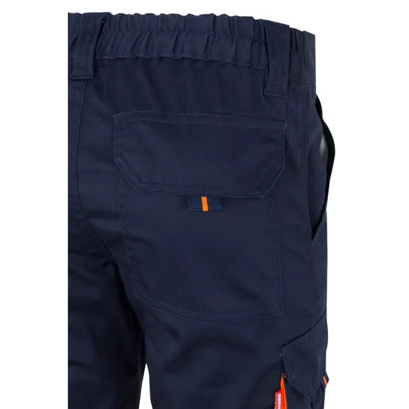 36087-214 - Pantaloni elastici cu doua tonuri, cu buzunare multiple (240g/m2), din bumbac (46%), EME (38%) si poliester (16%) - ZEUS - Velilla