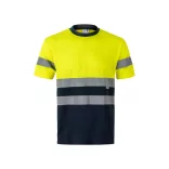 36093-204 - Tricou tehnic bicolor cu ochi de pasare (140g/m2), din poliester (100%) - BRAHMA - Velilla