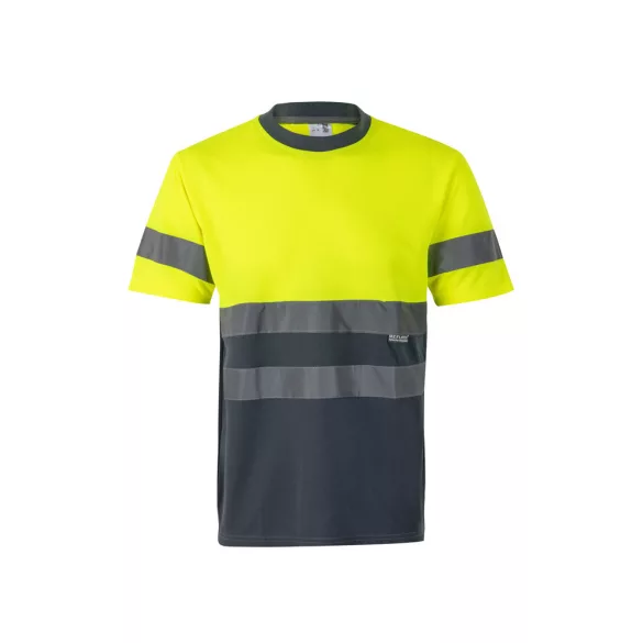 36093-207 - Tricou tehnic bicolor cu ochi de pasare (140g/m2), din poliester (100%) - BRAHMA - Velilla