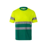 36093-209 - Tricou tehnic bicolor cu ochi de pasare (140g/m2), din poliester (100%) - BRAHMA - Velilla