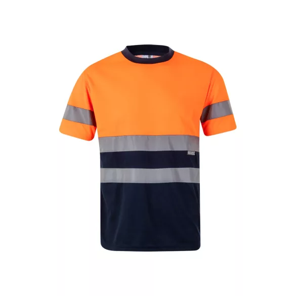 36093-214 - Tricou tehnic bicolor cu ochi de pasare (140g/m2), din poliester (100%) - BRAHMA - Velilla