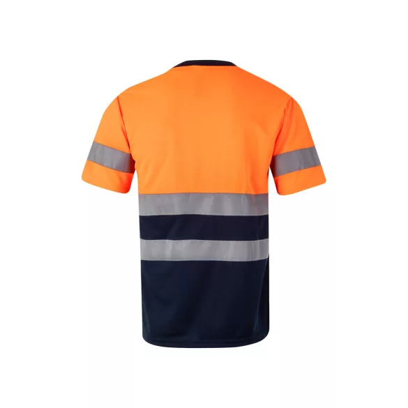 36093-214 - Tricou tehnic bicolor cu ochi de pasare (140g/m2), din poliester (100%) - BRAHMA - Velilla