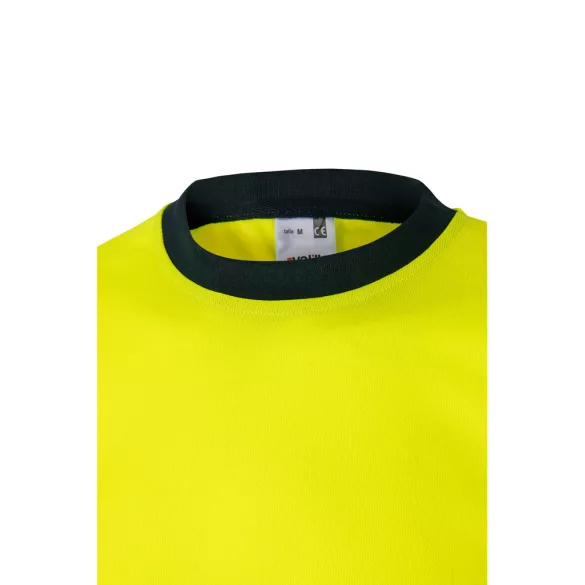 36094-204 - Tricou tehnic bicolor cu ochi de pasare (140g/m2), din poliester (100%) - BRAHMA LARGE - Velilla