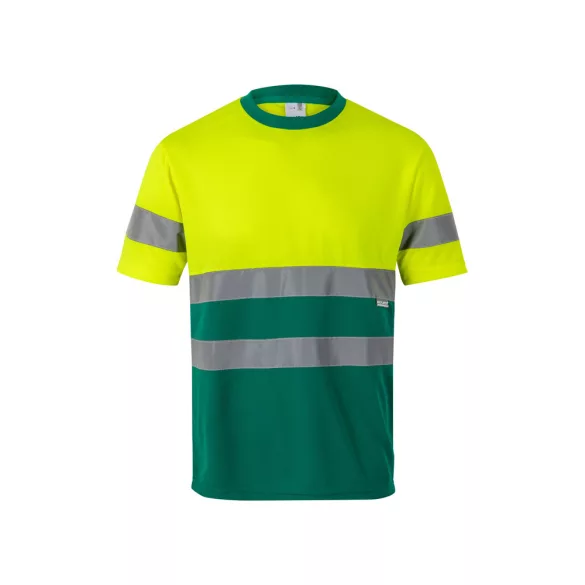36094-209 - Tricou tehnic bicolor cu ochi de pasare (140g/m2), din poliester (100%) - BRAHMA LARGE - Velilla