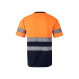 36094-214 - Tricou tehnic bicolor cu ochi de pasare (140g/m2), din poliester (100%) - BRAHMA LARGE - Velilla