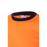 36094-214 - Tricou tehnic bicolor cu ochi de pasare (140g/m2), din poliester (100%) - BRAHMA LARGE - Velilla