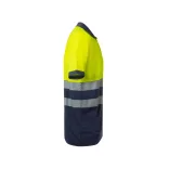 36100-204 - Tricou polo piqué bicolor (150g/m2) cu maneci scurte, din bumbac (55%) si poliester (45%) - ACHELOUS - Velilla