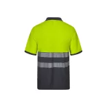 36100-207 - Tricou polo piqué bicolor (150g/m2) cu maneci scurte, din bumbac (55%) si poliester (45%) - ACHELOUS - Velilla