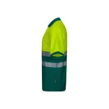 36100-209 - Tricou polo piqué bicolor (150g/m2) cu maneci scurte, din bumbac (55%) si poliester (45%) - ACHELOUS - Velilla