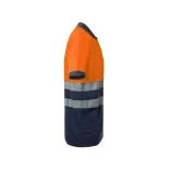 36100-214 - Tricou polo piqué bicolor (150g/m2) cu maneci scurte, din bumbac (55%) si poliester (45%) - ACHELOUS - Velilla