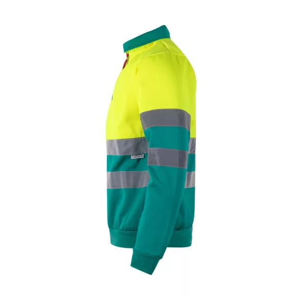 36101-209 - Hanorac bicolor (300g/m2) din fleece de poliester (100%) - THOR - Velilla
