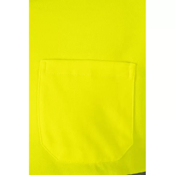 36139-204 - Tricou polo piqué bicolor (150g/m2) cu maneci lungi, din bumbac (55%) si poliester (45%) - PLUTO - Velilla
