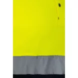 36139-204 - Tricou polo piqué bicolor (150g/m2) cu maneci lungi, din bumbac (55%) si poliester (45%) - PLUTO - Velilla