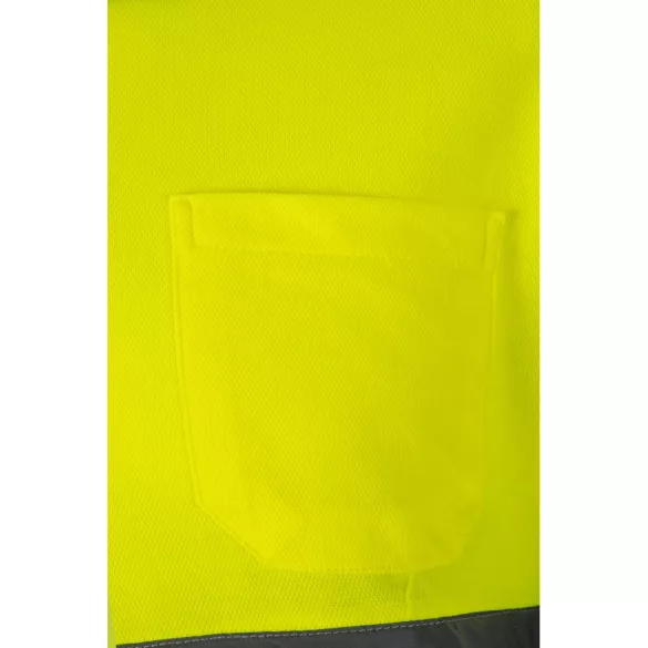 36139-209 - Tricou polo piqué bicolor (150g/m2) cu maneci lungi, din bumbac (55%) si poliester (45%) - PLUTO - Velilla