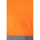 36139-214 - Tricou polo piqué bicolor (150g/m2) cu maneci lungi, din bumbac (55%) si poliester (45%) - PLUTO - Velilla